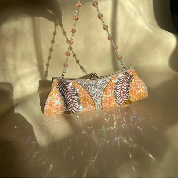 Vintage Beaded Clutch Bag - Picture 15 of 16